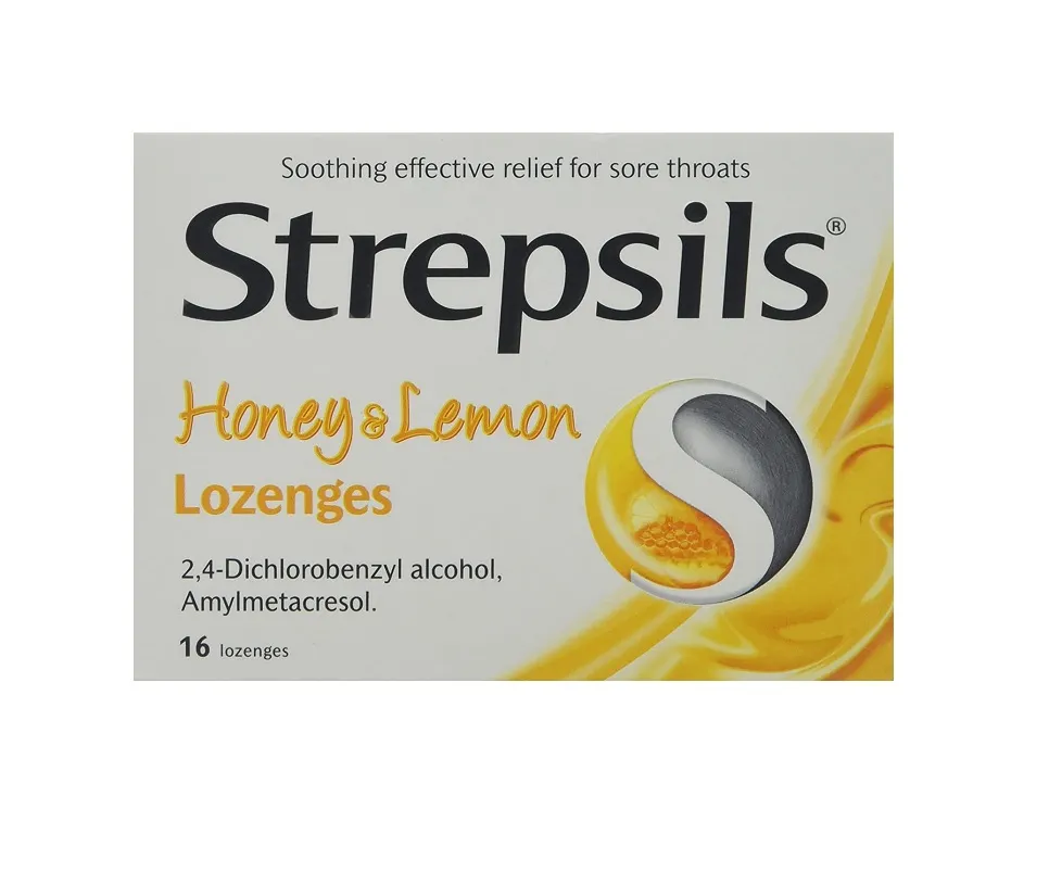 Strepsils Lozenges Honey &amp; Lemon - Pack of 16