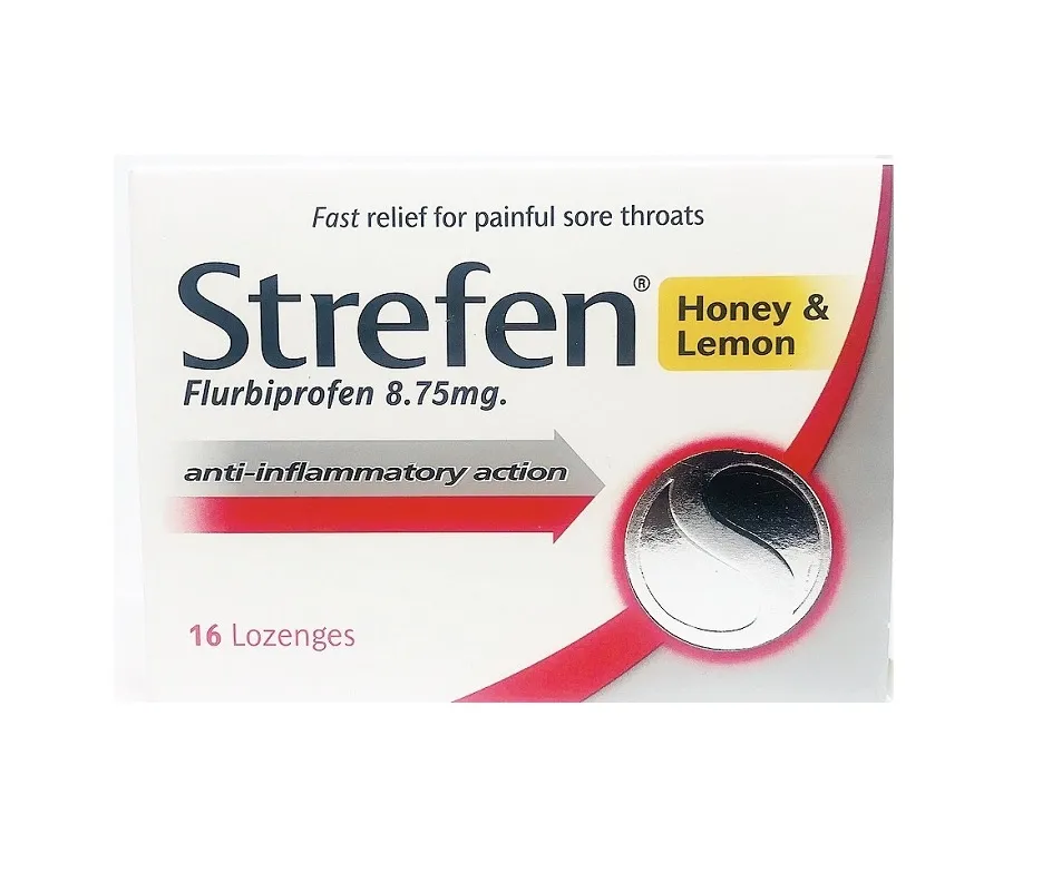 Strepsils Strefen Lozenges Honey & Lemon - Pack of 16