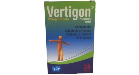Vertigon 25mg Tablets Pack of 28