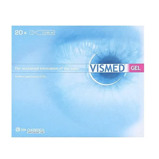 Vismed Gel Eye Drops - Pack of 20