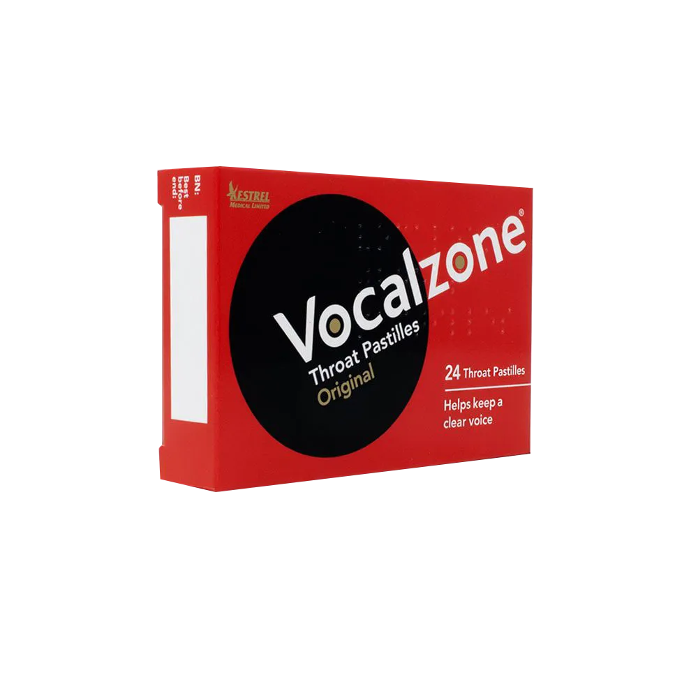 Vocalzone Original - Sore Throat Relief Pastilles - 24 Pastilles