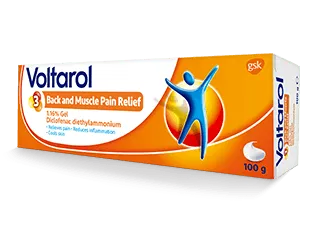 Voltarol Back and Muscle Pain Relief 1.16% Gel - 100g