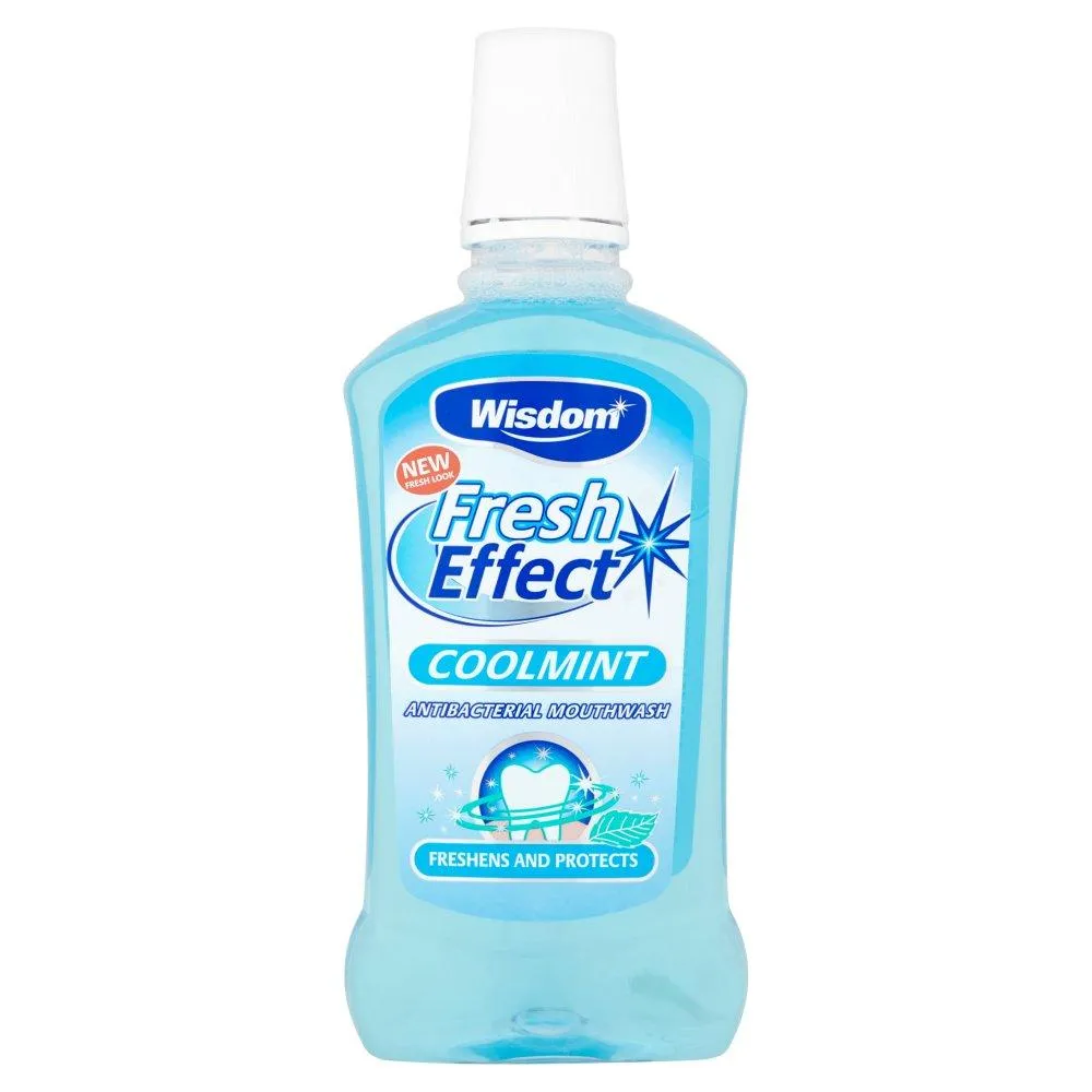 Wisdom - Fresh Effect - Coolmint - Antibacterial Mouthwash - 500ml